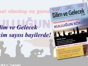 Bilim ve Gelecek Ekim sayısı bayilerde!
