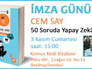 Cem Say, 50 soruda Yapay Zekâ kitabını imzalıyor