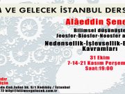 Bilim ve Gelecek İstanbul Dersleri başlıyor!